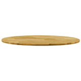 NNEVL Table Top Solid Oak Wood Round 23 mm 400 mm