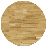 NNEVL Table Top Solid Oak Wood Round 23 mm 700 mm