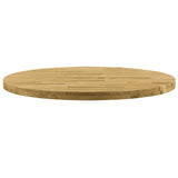 NNEVL Table Top Solid Oak Wood Round 44 mm 600 mm
