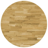 NNEVL Table Top Solid Oak Wood Round 44 mm 600 mm