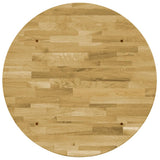 NNEVL Table Top Solid Oak Wood Round 44 mm 800 mm
