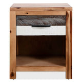 NNEVL Bedside Tables 2 pcs Solid Acacia Wood 40x30x48 cm