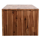NNEVL Coffee Table Solid Acacia Wood 90x50x37.5 cm