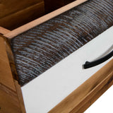 NNEVL Coffee Table Solid Acacia Wood 90x50x37.5 cm