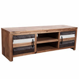 NNEVL TV Cabinet Solid Acacia Wood 120x35x40 cm