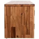 NNEVL TV Cabinet Solid Acacia Wood 120x35x40 cm