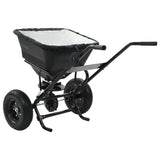 NNEVL Walk Behind Salt Spreader PVC and Steel 106x73x76 cm 45 L
