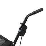 NNEVL Walk Behind Salt Spreader PVC and Steel 106x73x76 cm 45 L