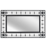 NNEVL Wall Mirror Rectangular 50x80 cm Black