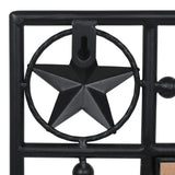 NNEVL Wall Mirror Rectangular 50x80 cm Black