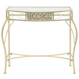 NNEVL Side Table French Style Metal 82x39x76 cm Gold