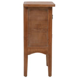NNEVL Bedside Cabinet Solid Fir Wood 40x29x68 cm Brown