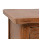 NNEVL Bedside Cabinet Solid Fir Wood 40x29x68 cm Brown