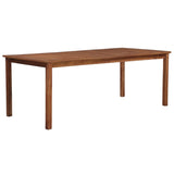 NNEVL Garden Table Anthracite 126x76x72 cm Plastic