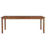 NNEVL Garden Table Anthracite 126x76x72 cm Plastic