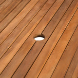 NNEVL Garden Table Anthracite 126x76x72 cm Plastic