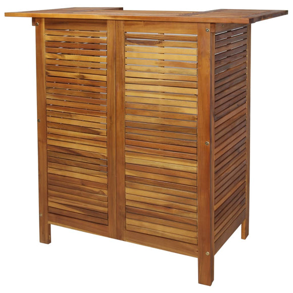 NNEVL Bar Table 110x50x105 cm Solid Acacia Wood