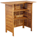 NNEVL Bar Table 110x50x105 cm Solid Acacia Wood