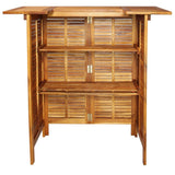 NNEVL Bar Table 110x50x105 cm Solid Acacia Wood