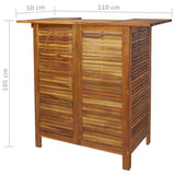 NNEVL Bar Table 110x50x105 cm Solid Acacia Wood