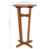 NNEVL Bar Table 60x105 cm Solid Acacia Wood