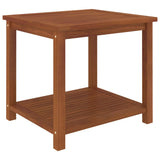 NNEVL Side Table Solid Acacia Wood 45x45x45 cm