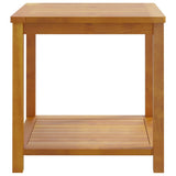 NNEVL Side Table Solid Acacia Wood 45x45x45 cm