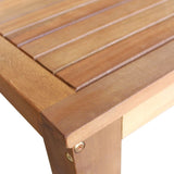 NNEVL Bar Table and Chair Set 5 Pieces Solid Acacia Wood