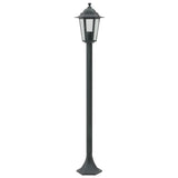 NNEVL Garden Post Lights 6 pcs E27 110 cm Aluminium Dark Green