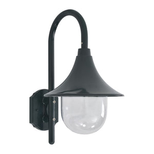 NNEVL Garden Wall Lamp E27 42 cm Aluminium Dark Green