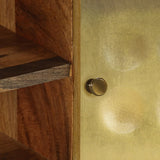 NNEVL TV Cabinet Solid Mango Wood 120x30x45 cm