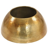 NNEVL Coffee Table Hammered Aluminium 70x30 cm Brass
