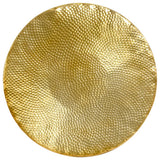 NNEVL Coffee Table Hammered Aluminium 70x30 cm Brass