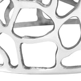 NNEVL Coffee Table Casted Aluminium 70x30 cm Silver