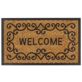 NNEVL Doormat Coir and Rubber 45x75 cm