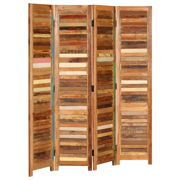 NNEVL Room Divider Solid Reclaimed Wood 170 cm