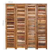 NNEVL Room Divider Solid Reclaimed Wood 170 cm