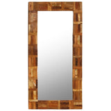 NNEVL Wall Mirror Solid Reclaimed Wood 60x120 cm
