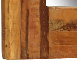 NNEVL Wall Mirror Solid Reclaimed Wood 60x120 cm