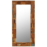 NNEVL Wall Mirror Solid Reclaimed Wood 60x120 cm