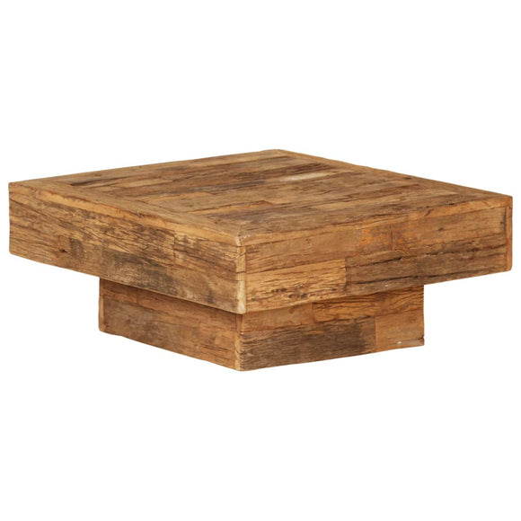 NNEVL Coffee Table Solid Reclaimed Wood 70x70x30 cm
