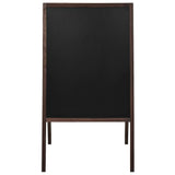 NNEVL Double-sided Blackboard Cedar Wood Free Standing 60x80 cm
