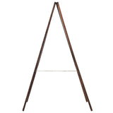 NNEVL Double-sided Blackboard Cedar Wood Free Standing 60x80 cm