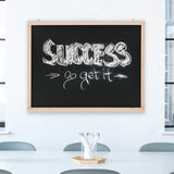 NNEVL Wall-Mounted Blackboard Cedar Wood 60x80 cm