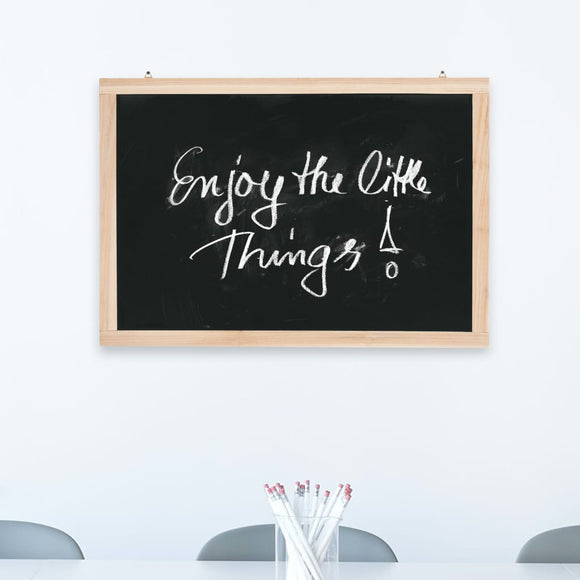 NNEVL Wall-Mounted Blackboard Cedar Wood 40x60 cm