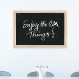 NNEVL Wall-Mounted Blackboard Cedar Wood 40x60 cm