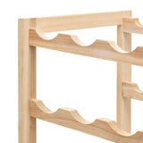 NNEVL Wine Rack Cedar Wood 57.5x28x102 cm