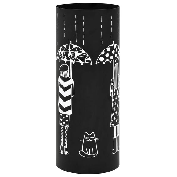 NNEVL Umbrella Stand Women Steel Black