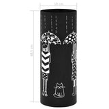 NNEVL Umbrella Stand Women Steel Black