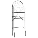 NNEVL Toilet Rack Black 60x33x174 cm